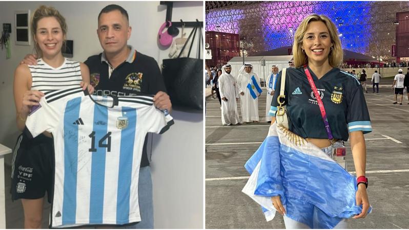 Exequiel Palacio's ex wife sells jersey worn in World Cup final