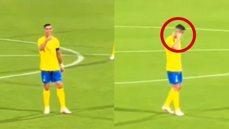 Cristiano Ronaldo responds to Messi chants