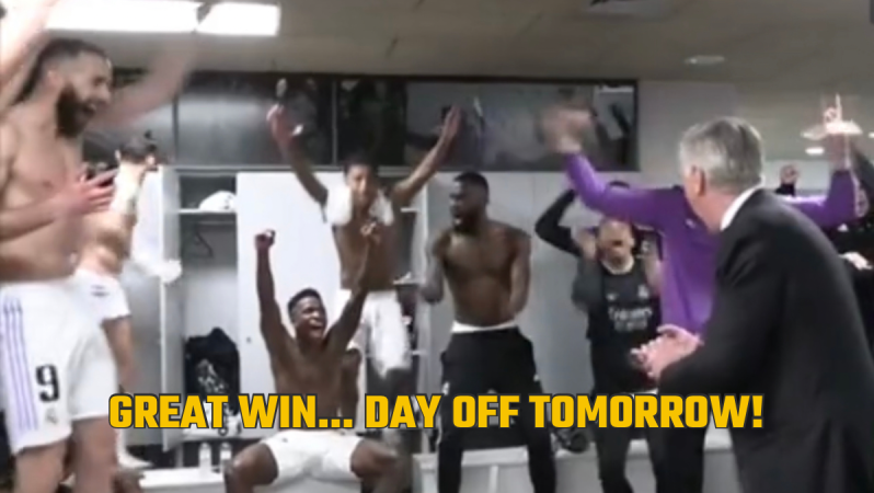 Real Madrid day off video