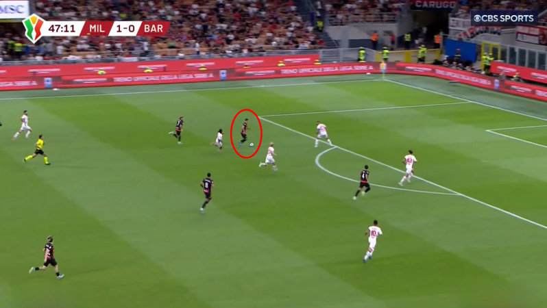 Christian Pulisic goal vs. SSC Bari