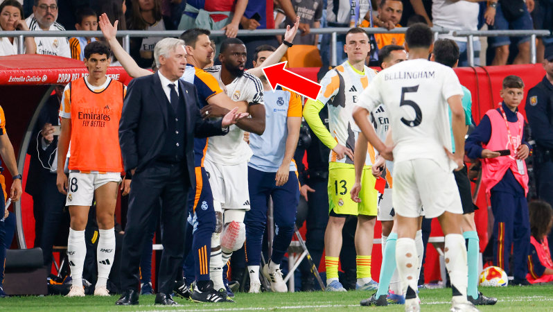 Antonio Rudiger red card suspension against Barcelona