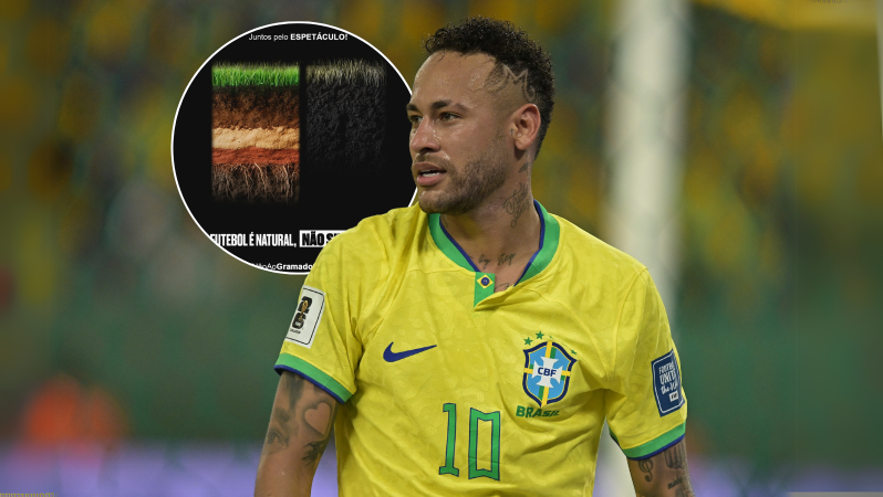 Neymar turf protest: demands natural fields in Brazil