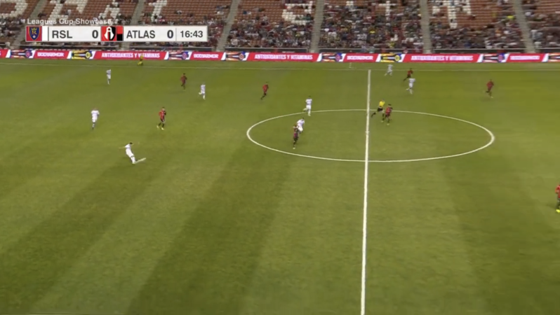 Aaron Herrera scores 70-yard screamer against Atlas