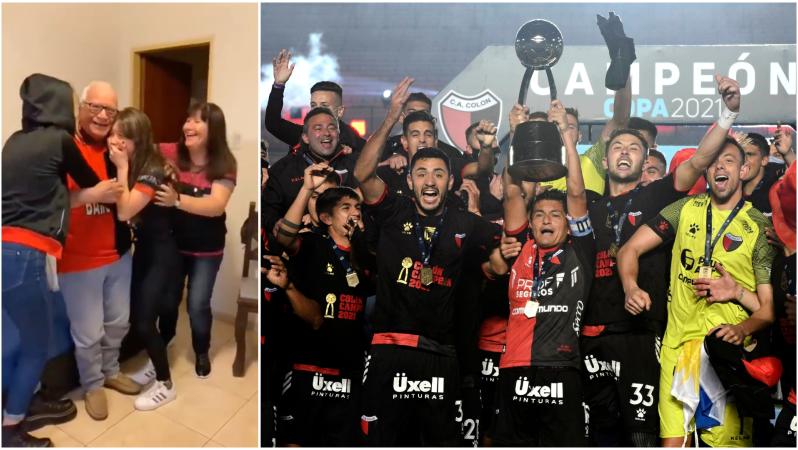 Abuelo Llorando Por Título de Colón