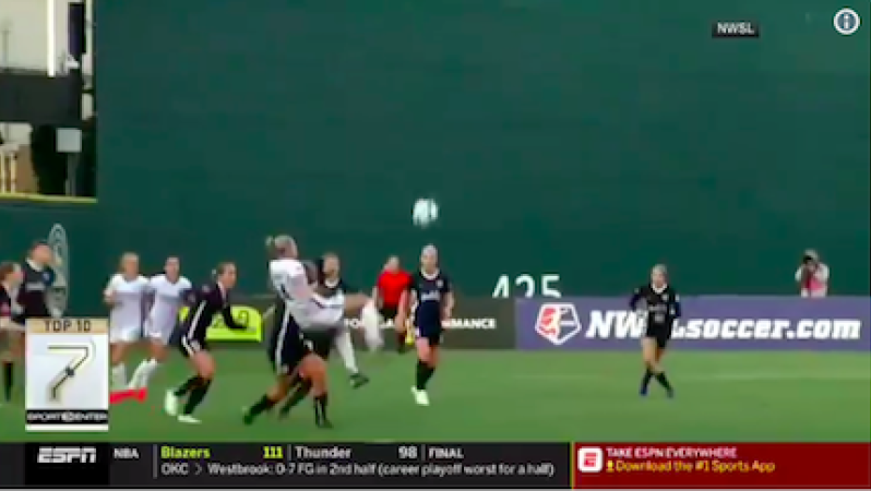 Alanna Kennedy bicycle kick goal