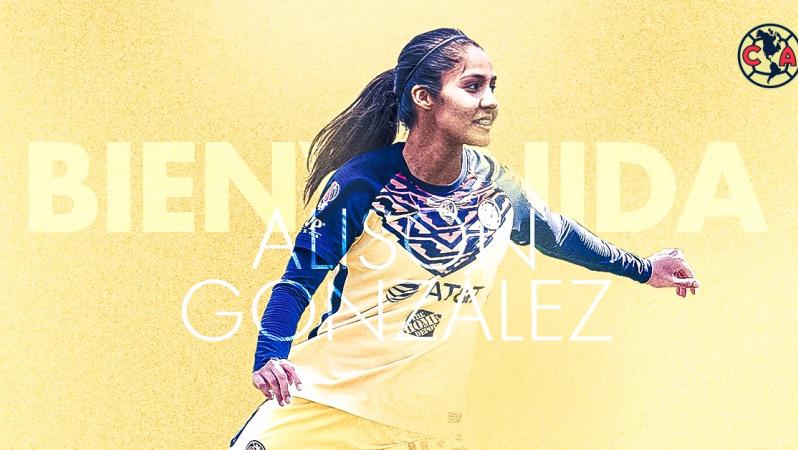 Alison González Ficha En América