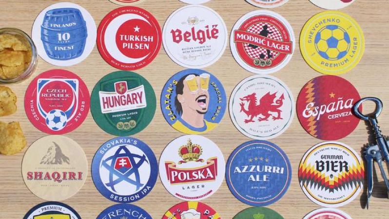 Boot and Ball beer mats