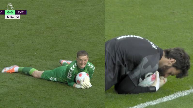 Alisson and Jordan Pickford