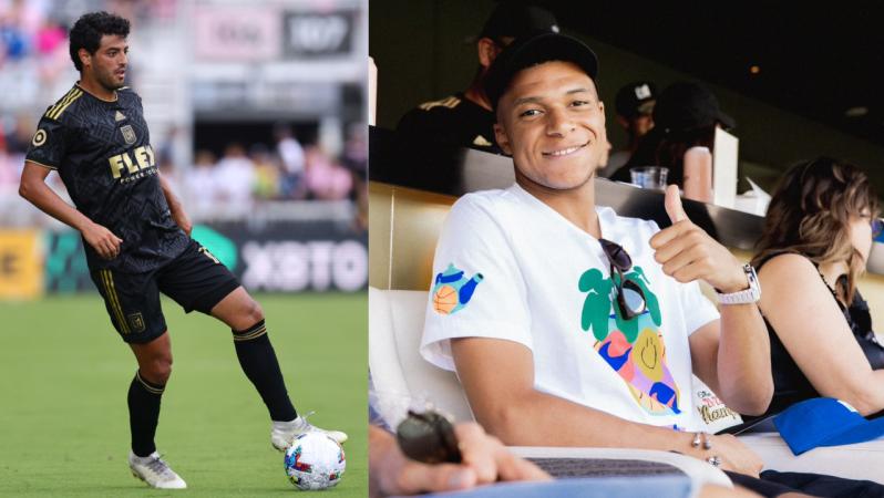 Kylian Mbappe in Los Angeles