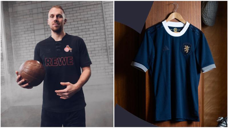 FC Koln and Scotland anniversary kits