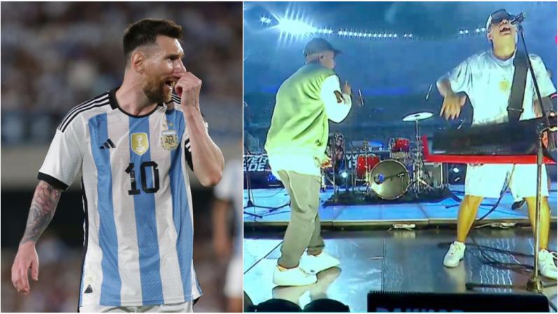 Argentina halftime band La T y la M