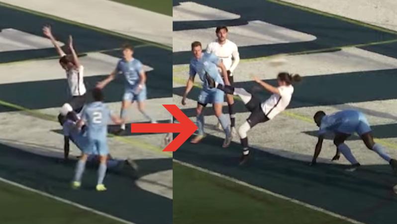 Bridger Hansen bicycle kick