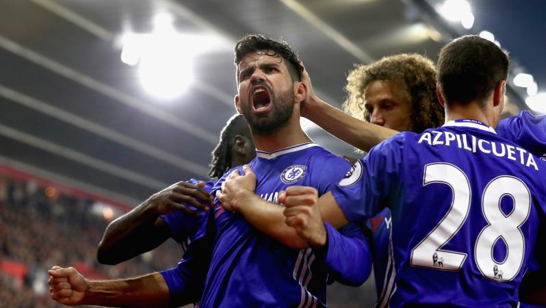 Diego Costa Celebration