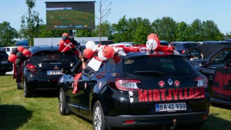 Drive-in theater for soccer