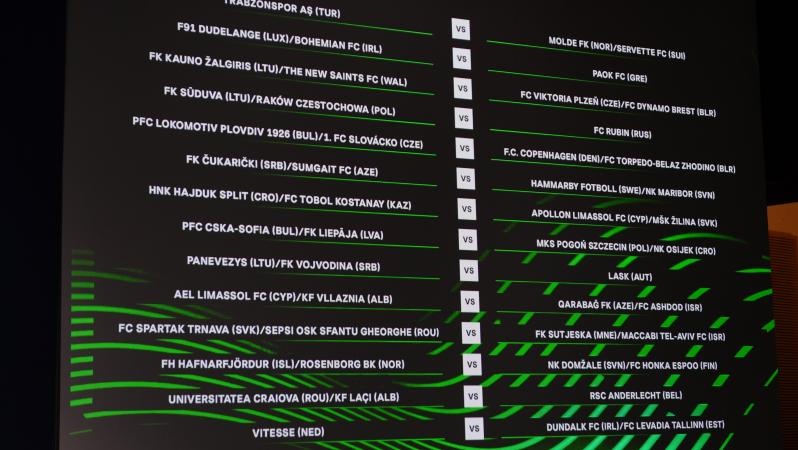 Europa Conference League Draw