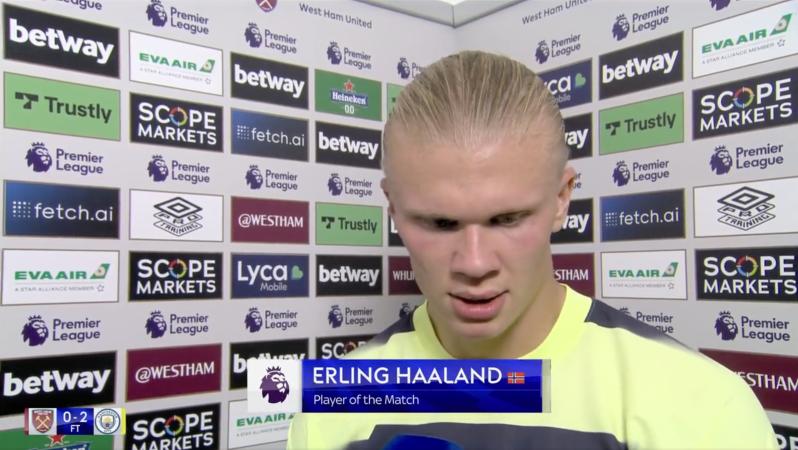 Erling Haaland interview