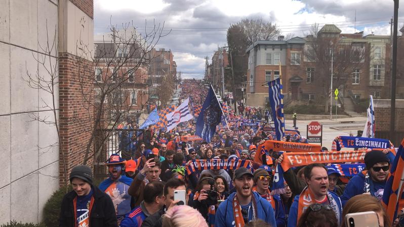 FC Cincinnati march