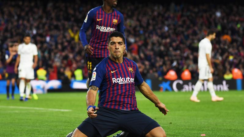 Luis Suarez hat trick vs Real Madrid