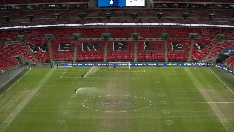 Wembley pitch after NFL