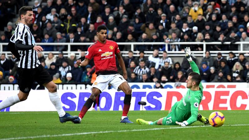 Marcus Rashford goal vs Newcastle 2019