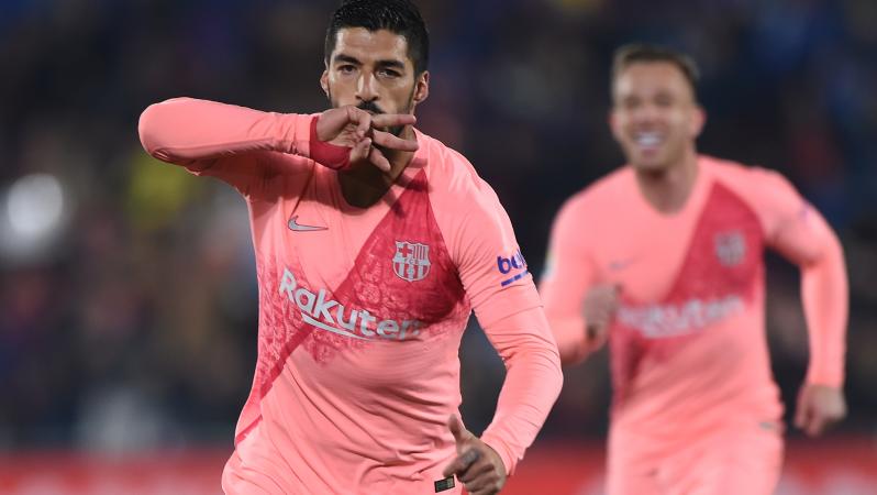 Luis Suarez goal vs Getafe