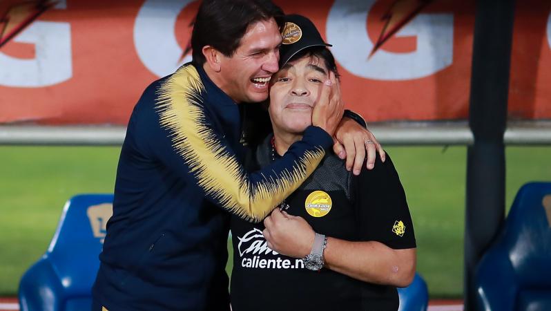 Diego Maradona drunk