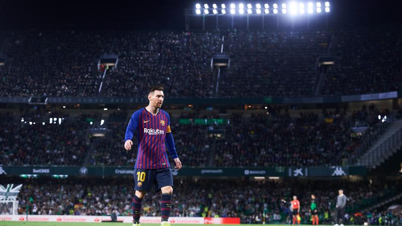 Lionel Messi hat trick vs Real Betis