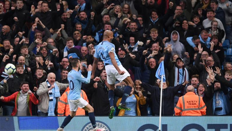 Vincent Kompany goal vs Leicester City