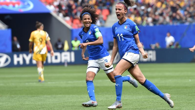 Italy upset Australia at the Women's World Cup
