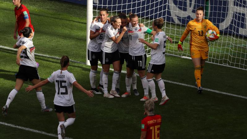 Germany vs Spain Women's World Cup highlights