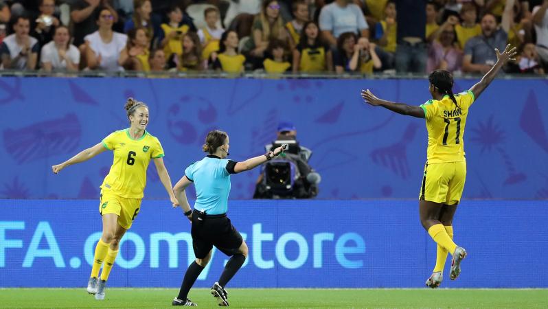 Jamaica's first Women's World Cup goal