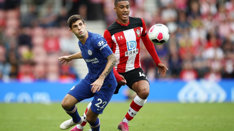 Christian Pulisic Chelsea assist vs Southampton