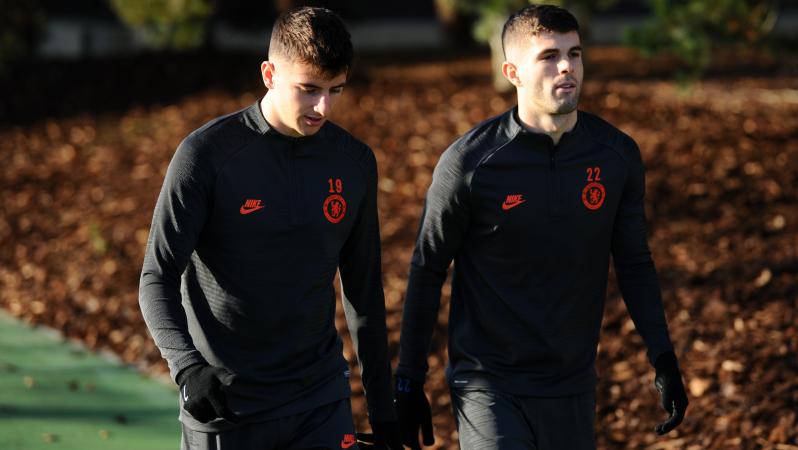 Mason Mount and Christian Pulisic