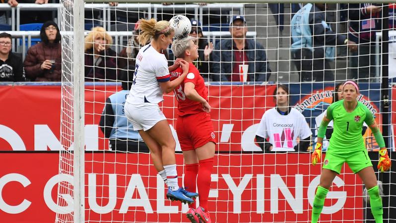 Lindsey Horan goal vs Canada