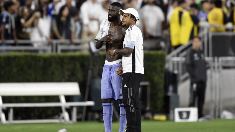 Weston McKennie and Antonio Rudiger