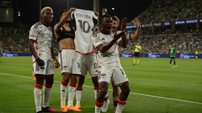 Jesus Ferreira celebrates his game-winner