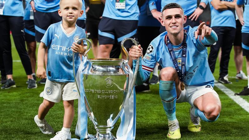 El Wey, el apodo del hijo de Phil Foden