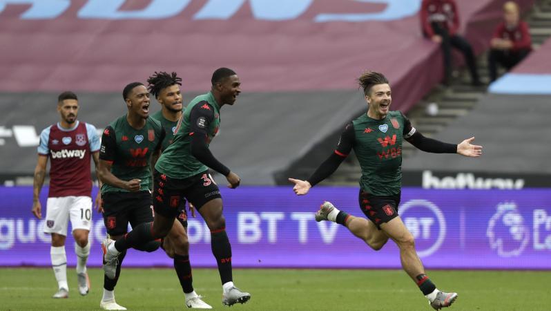 Jack Grealish goal vs West Ham