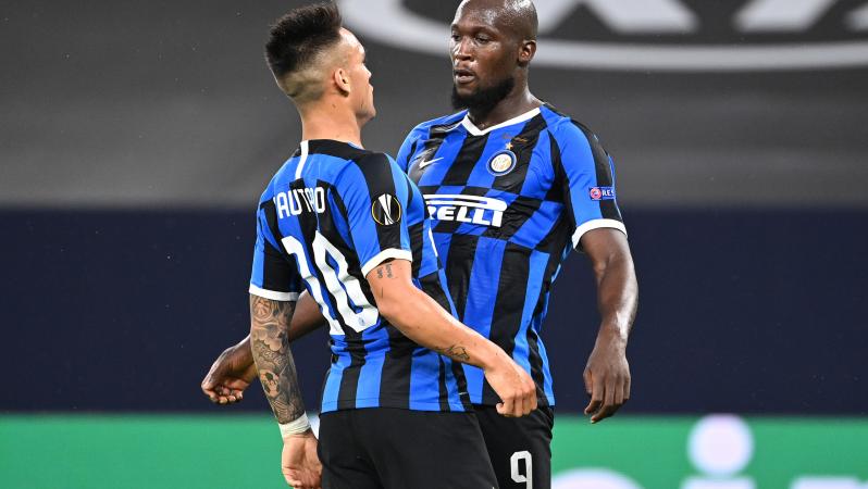 Romelu Lukaku and Lautaro Martinez