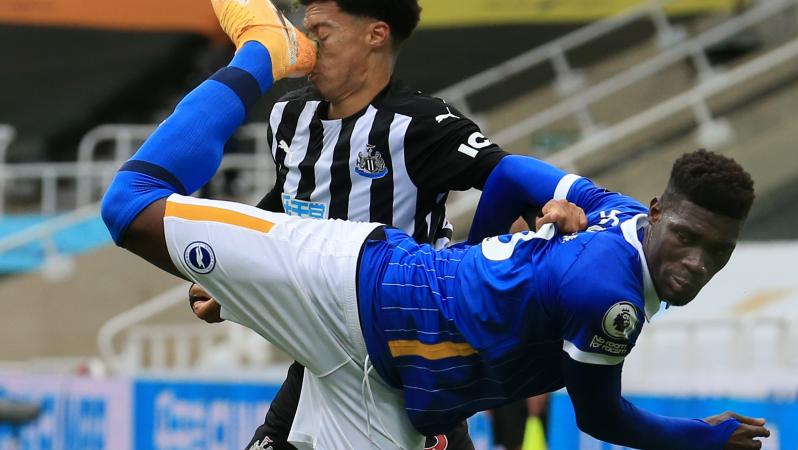 Yves Bissouma red card