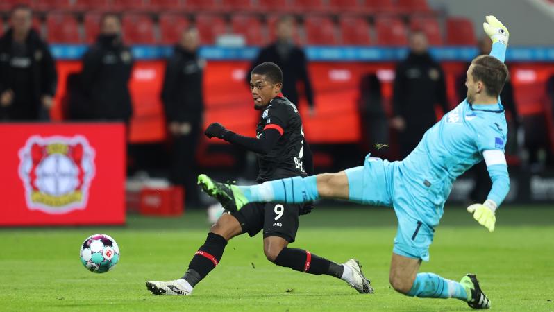 Leon Bailey brace for Leverkusen