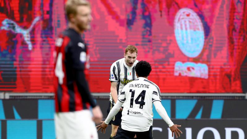 Weston McKennie goal vs Milan