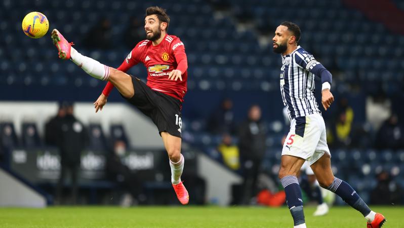 Bruno Fernandes goal vs West Brom