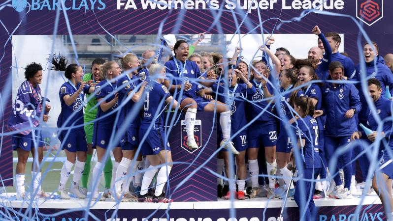 Chelsea FA WSL 2021 title