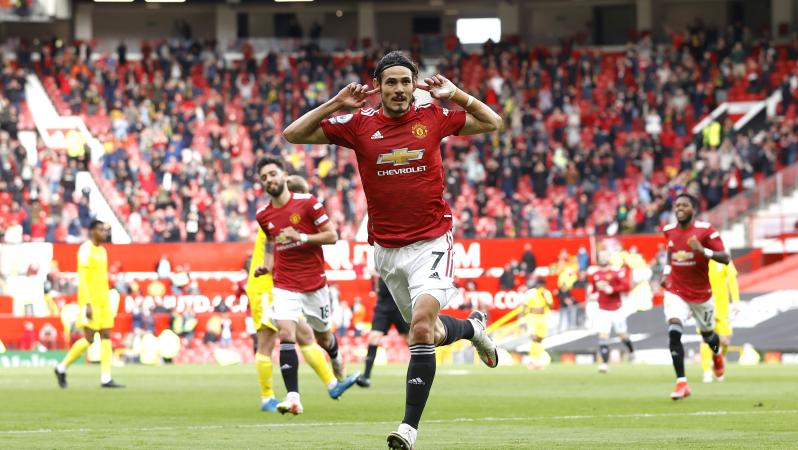 Gol de Cavani en Old Trafford