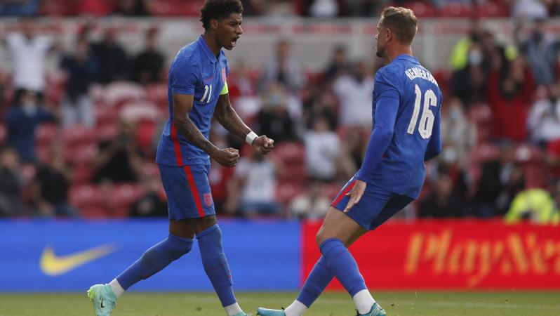 England captain Marcus Rashford