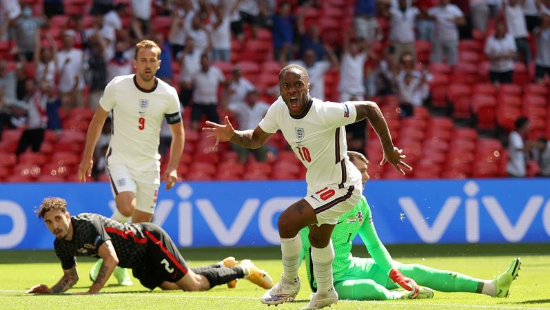 Gol de Sterling Inglaterra vs Croacia