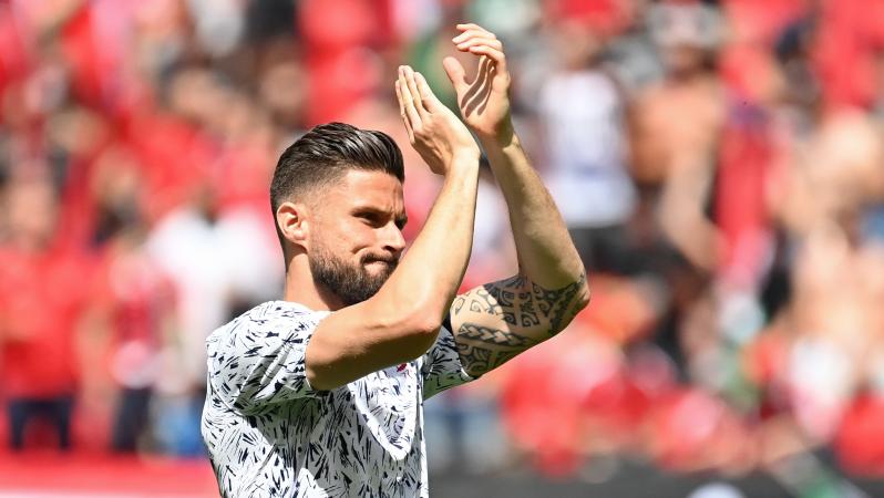 Olivier Giroud and Zlatan Ibrahimovic