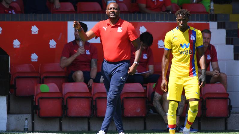 Patrick Vieira and Wilfried Zaha