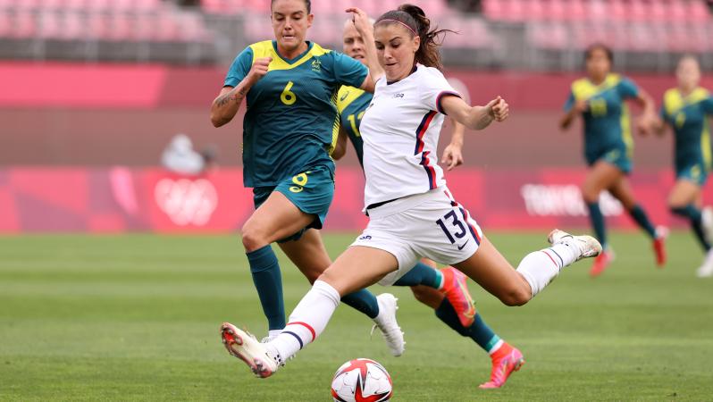 USWNT vs Australia Olympics